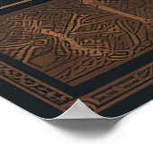 ギザ旅行プリント，ギザ – エジプト旅行ギフト ポスター (角)