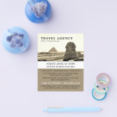 ギザ素晴らしのスフィンクス，エジプト，旅行代理店 チラシ (シングル)