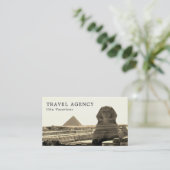 ギザ素晴らしのスフィンクス,エジプト,旅行代理店 名刺 (スタンド正面)