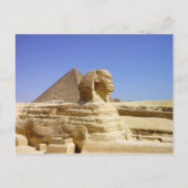 ギザ素晴らしはがきのスフィンクス ポストカード (正面)
