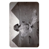 ギザ素晴らしネクロポリスとピラミッドのスフィンクス マグネット (縦)