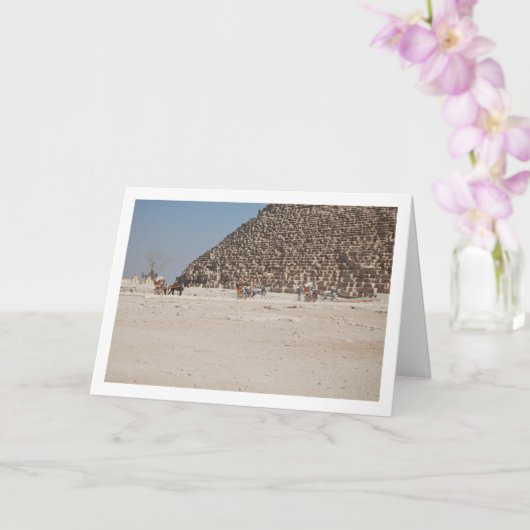 ギザ、カイロの馬車 カード (蘭)