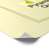 ギズモのピラミッド複雑な図の地図 ポスター (角)