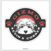 ギズモケビンズコーナーペットマルティポパピー シール (シート)