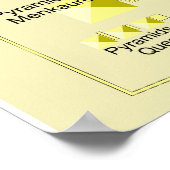 ギズモピラミッド複合図のレイアウト ポスター (角)