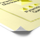 ギズモピラミッド複合図のレイアウト ポスター (角)