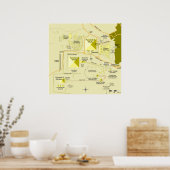 ギズモピラミッド複合図のレイアウト ポスター (キッチン)