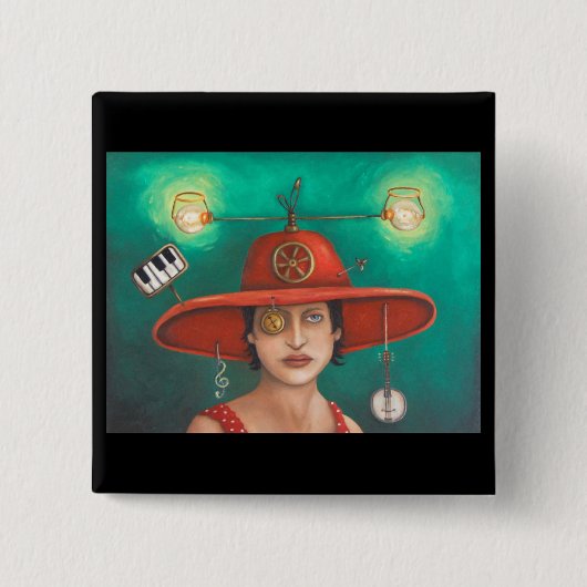 ギズモ7 缶バッジ (正面)