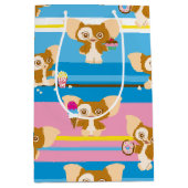 ギズモ | かわいいコミックパターン ミディアムペーパーバッグ (正面)