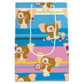 ギズモ | かわいいコミックパターン ミディアムペーパーバッグ (裏面)