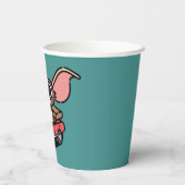 ギズモ |かわいい漫画ドライバ 紙コップ (裏面)