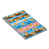 ギズモ |かわいい漫画パターン ノートブック (右側)