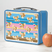 ギズモ |かわいい漫画パターン メタルランチボックス (インサイチュ)