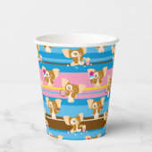 ギズモ |かわいい漫画パターン 紙コップ (裏面)