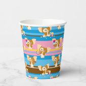 ギズモ |かわいい漫画パターン 紙コップ (左)