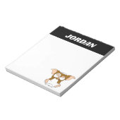 ギズモ |かわいい漫画 |名前の追加 ノートパッド (回転)