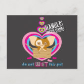 ギズモ |このペットを濡らさないで ポストカード (正面)