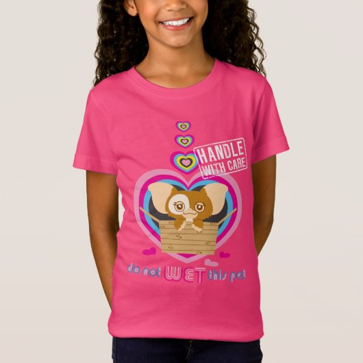 ギズモ |このペットを濡らさないで Tシャツ (正面)