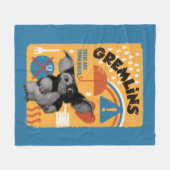 ギズモ |には3つのルールがある フリースブランケット (正面(横))