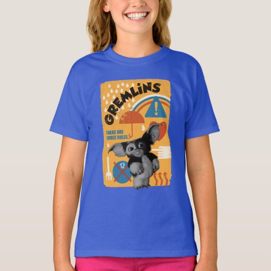 ギズモ |には3つのルールがある Tシャツ (正面)