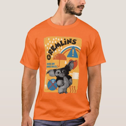 ギズモ |には3つのルールがある Tシャツ (正面)