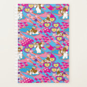 ギズモ |ピンクピース&ラブパターン プランナー手帳 (正面)