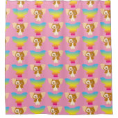 ギズモ |レインボーパターン シャワーカーテン (正面)