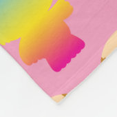 ギズモ |レインボーパターン フリースブランケット (角)