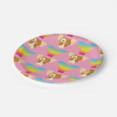 ギズモ |レインボーパターン ペーパープレート (アングル)