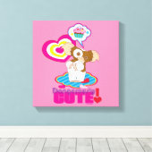 ギズモ |危険なかわいい キャンバスプリント (インサイチュ (ウッドフロア))
