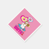 ギズモ |危険なかわいい スタンダードカクテルナプキン (角)