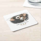 ギズモ　大混乱が来るぞ！ スクエアペーパーコースター (アングル)