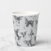 ギズモ |白黒パターン 紙コップ (裏面)