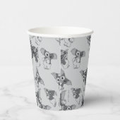 ギズモ |白黒パターン 紙コップ (右)