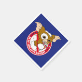 ギズモ |真夜中食べ物を与えの後に行わない スタンダードカクテルナプキン (角)