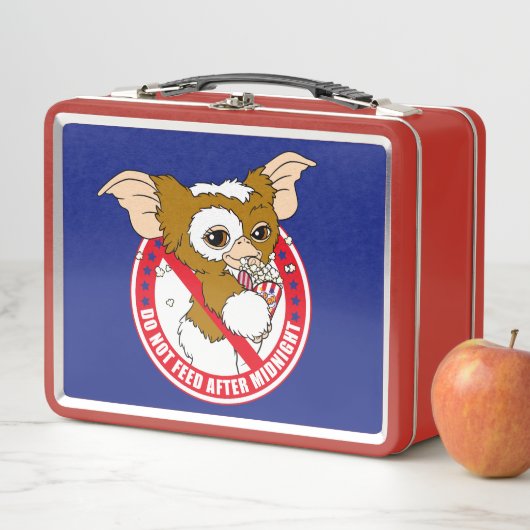 ギズモ |真夜中食べ物を与えの後に行わない メタルランチボックス (インサイチュ)