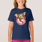 ギズモ |真夜中食べ物を与えの後に行わない Tシャツ (正面)