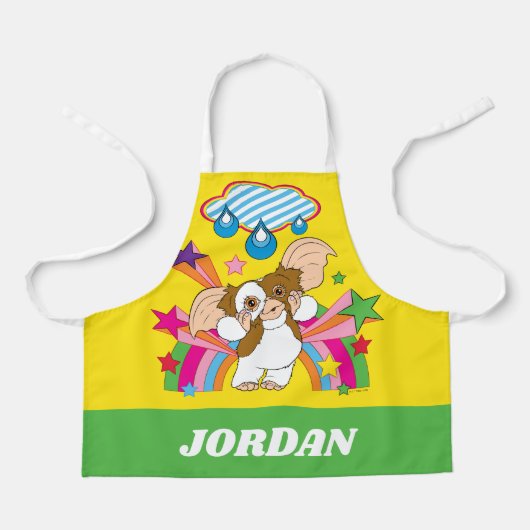 ギズモ |雨粒の夢 |名前の追加 エプロン (正面)