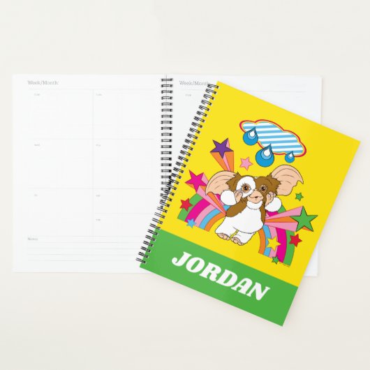 ギズモ |雨粒の夢 |名前の追加 プランナー手帳 (ディスプレー)