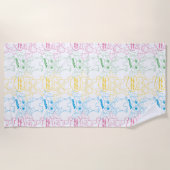 ギズモ | Bright Light!明るい！ ビーチタオル (正面)