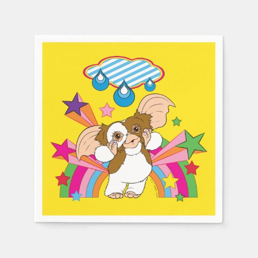 ギズモ | Dreaming of Raindrops スタンダードカクテルナプキン (正面)