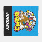 ギズモ | Dreaming of Sweets |名前の追加 フリースブランケット (正面(横))