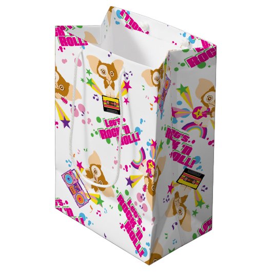 ギズモ | Let's Rock 'n 転が Pattern ミディアムペーパーバッグ (正面アングル)