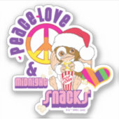ギズモ | Peace Love & Midnight Snacks シール (正面)