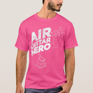 ギタおもしろいープレーヤー用Air Guitar Hero Guitar Tシャツ