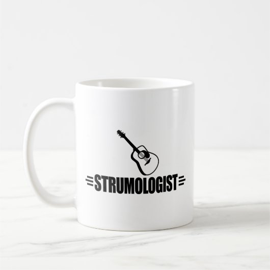 ギタおもしろいー奏者 コーヒーマグカップ (左)