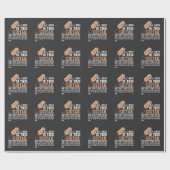 ギタおもしろいー・プレイヤー・ギタリストすべてのギターが必要 ラッピングペーパー (フラット)