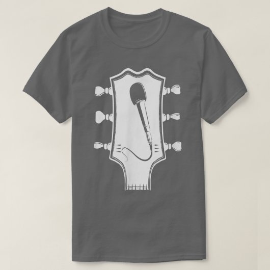 ギタおもしろいーBeatbo AcousticまたクラシカルはギターB Tシャツ (デザイン正面)