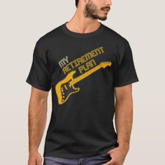 ギタおもしろいーMy Retirement PlanヴィンテージMusic383 Tシャツ