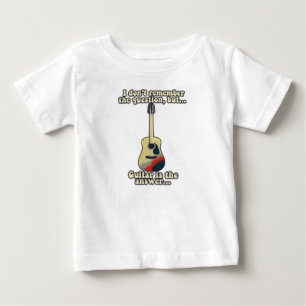 ギタやる気を起こさせるープレーヤー用のギター語 ベビーTシャツ